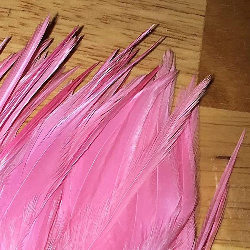 Creative Angler Saddle Hackle Fly Tying Materials - Natural Feathers for Wet Flies, Rooster Feathers, Hair Feathers for Crafts, Fly Tying Kit - Small Feathers Combo Pack of Steelhead Colored Feathers - Image 3